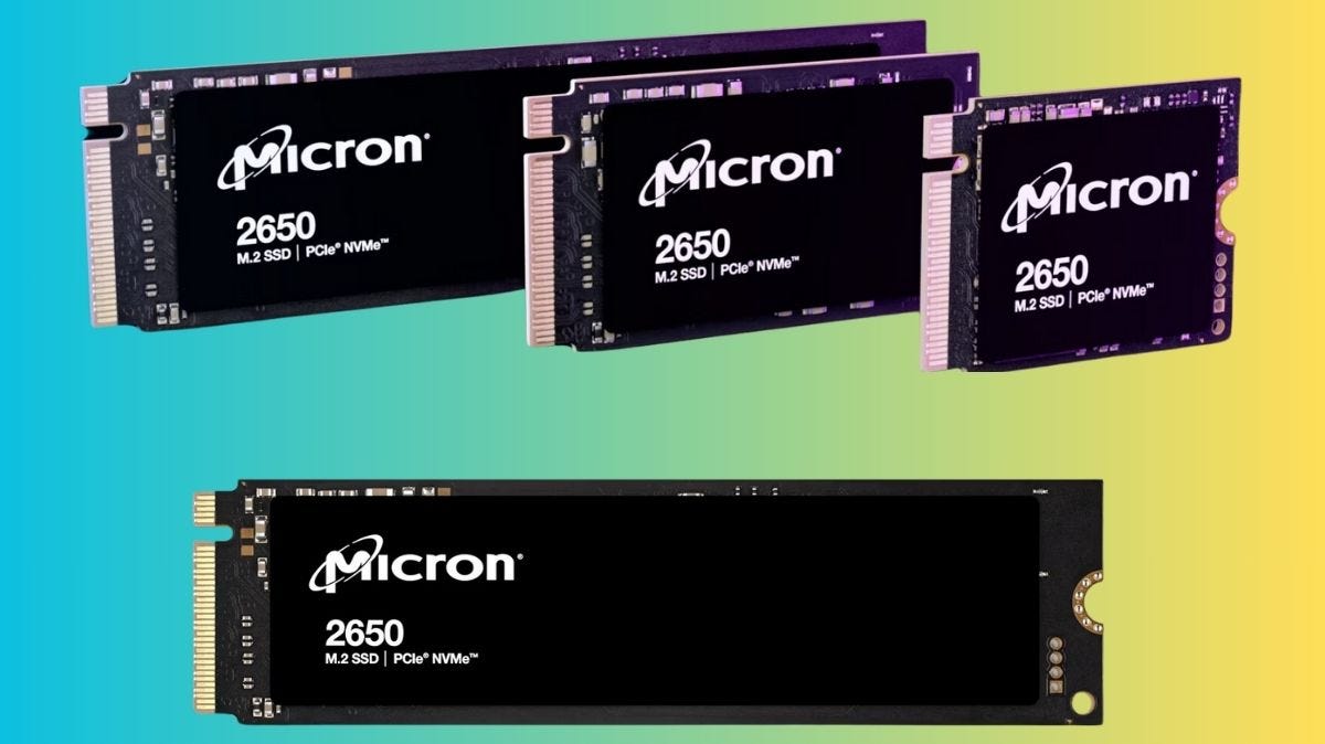 Micron 2650 NVMe SSD | Micron Technology Inc