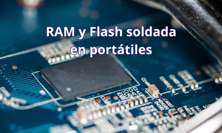 Por qué está soldada la memoria RAM o SSD en portátiles