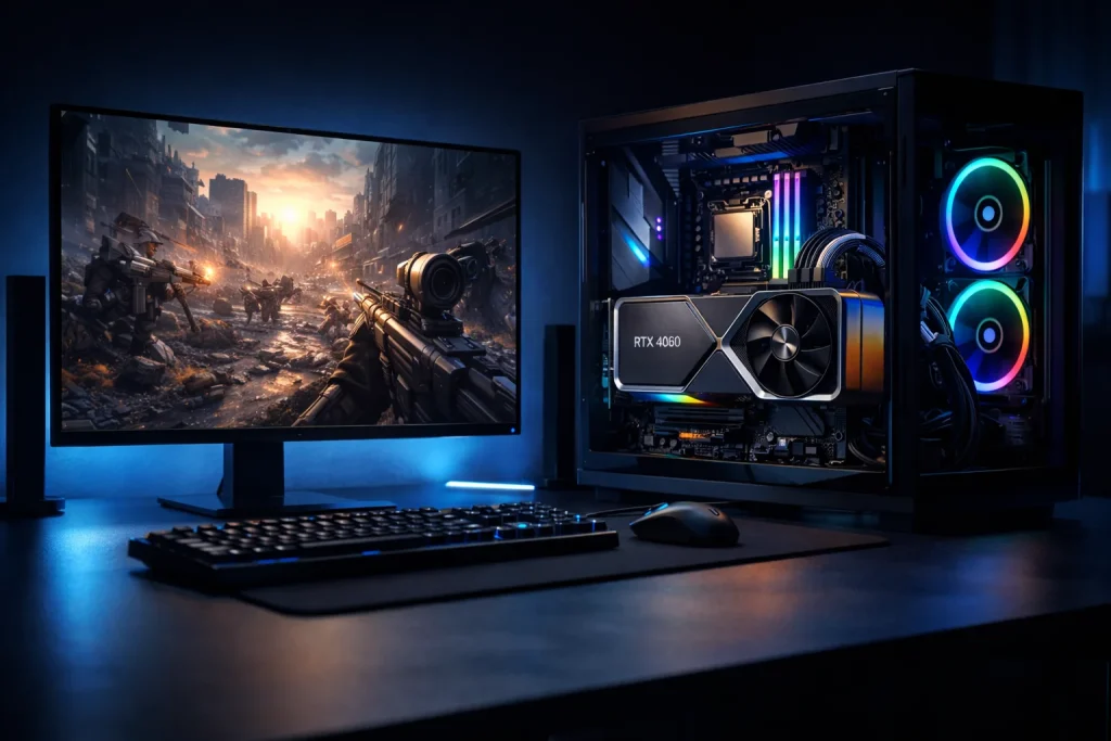 mejor CPU para RTX 4060 en gaming 1080p