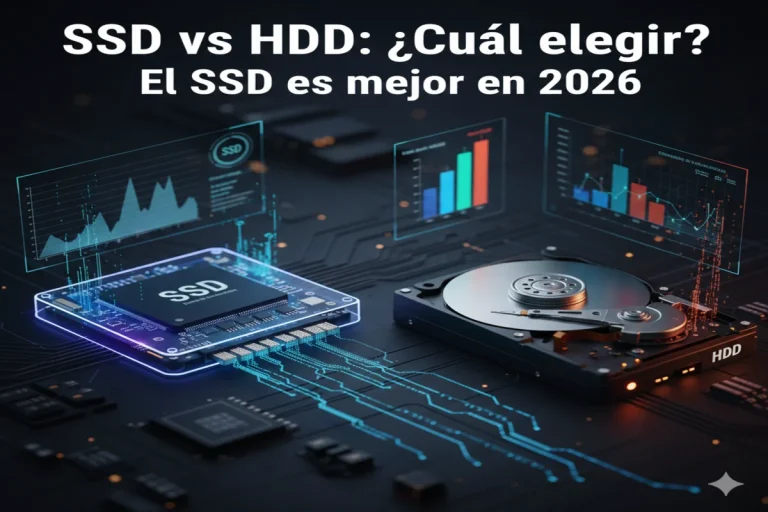 SSD vs HDD: ¿Cuál elegir y por qué el SSD es mejor en 2026?
