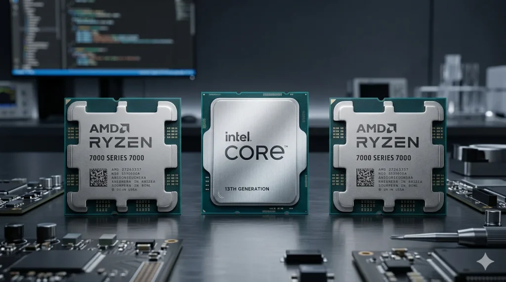 comparativa de procesadores para RTX 4060 gaming