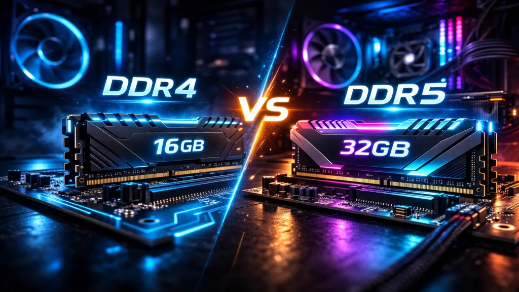 Diferencias entre DDR4 y DDR5 para RTX 4070 en 2026
