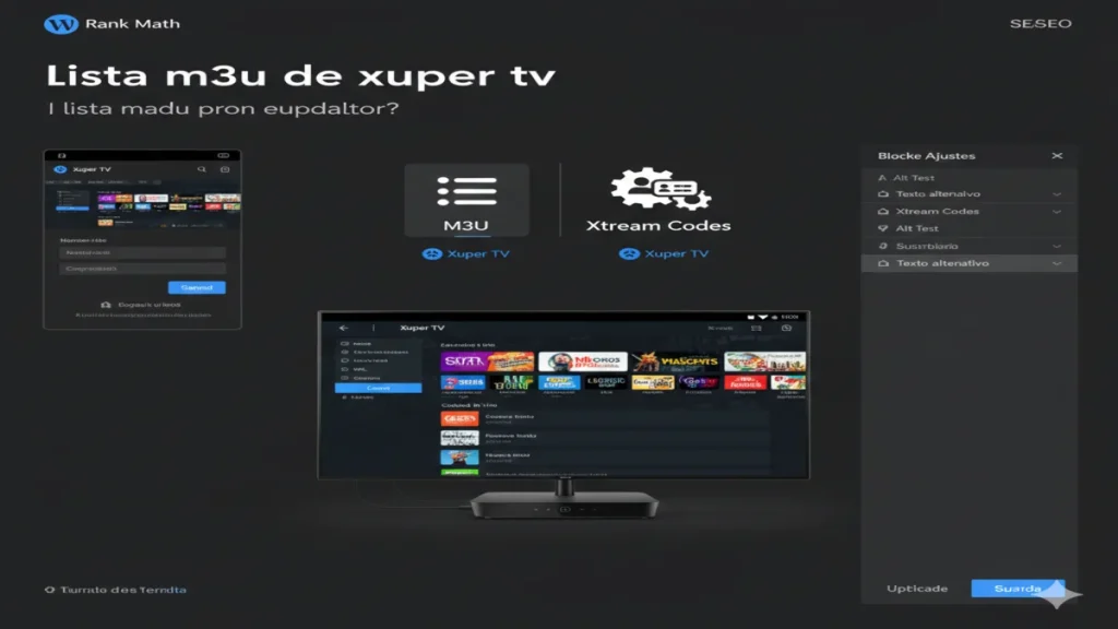 Cómo configurar una lista m3u de xuper tv en Android TV y móvil paso a paso