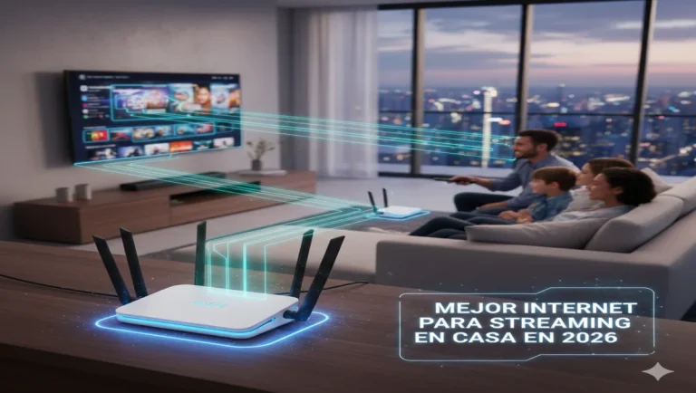 Mejor Internet para Streaming en Casa en 2026 (Guía Técnica)