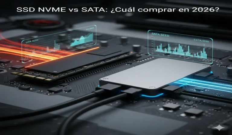 SSD NVMe vs SATA: cuál comprar en 2026 y cuál conviene para tu PC