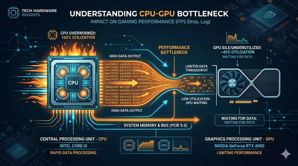 cuello de botella entre CPU y GPU con RTX 4060 Ti