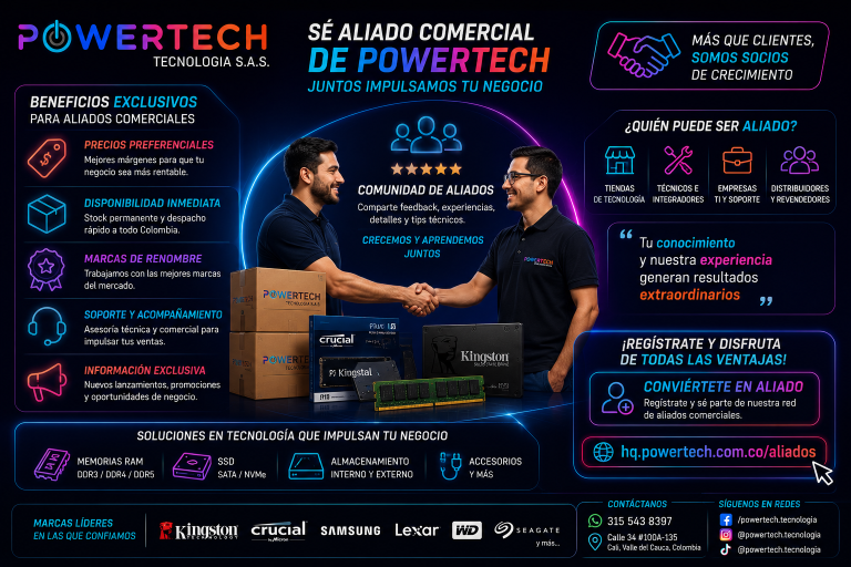 aliado comercial de powertech tecnologia