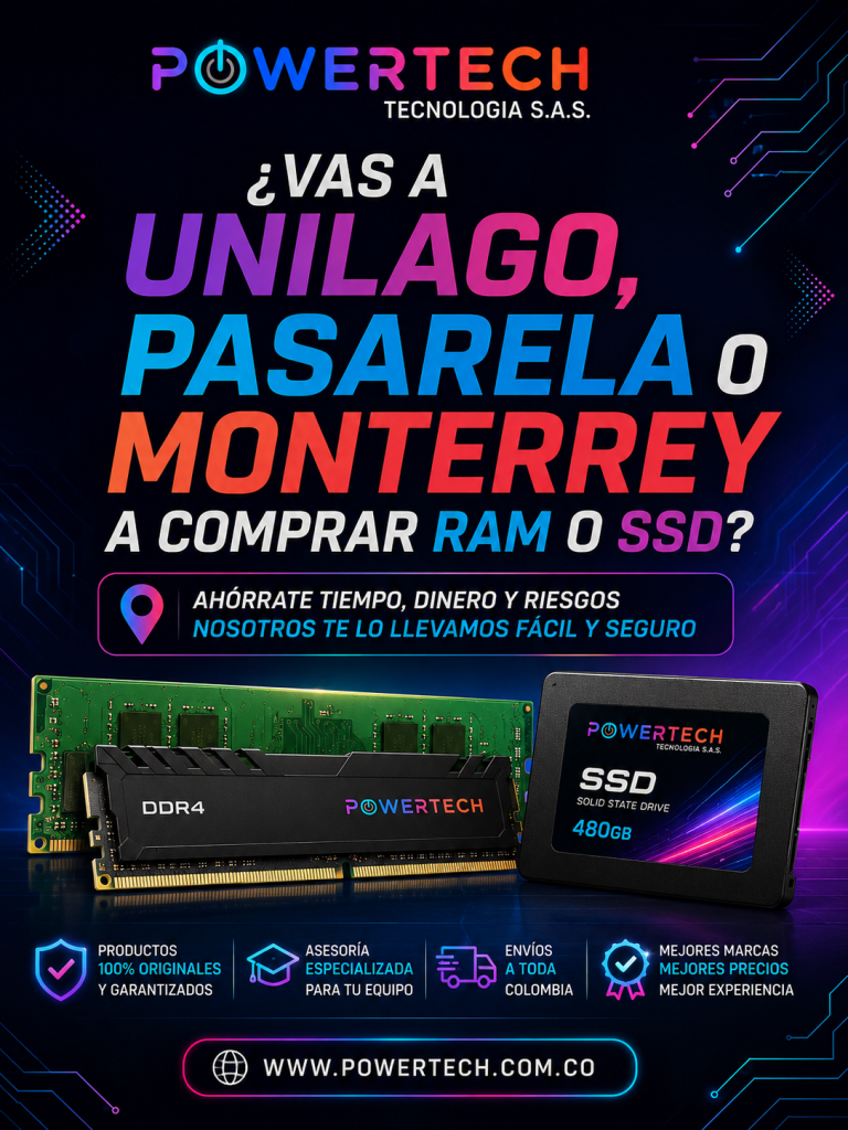 ¿Vas a Unilago, Pasarela o Monterrey a comprar RAM o SSD?