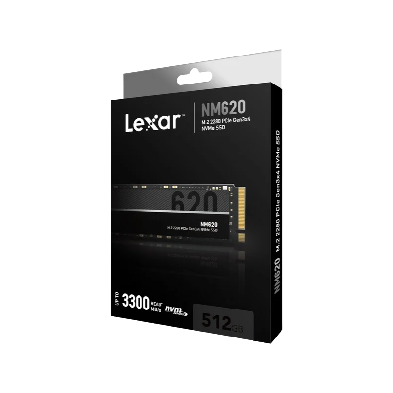 Lexar NM620 512GB SSD M.2 PCIe 3.0 3D TLC NAND NVMe