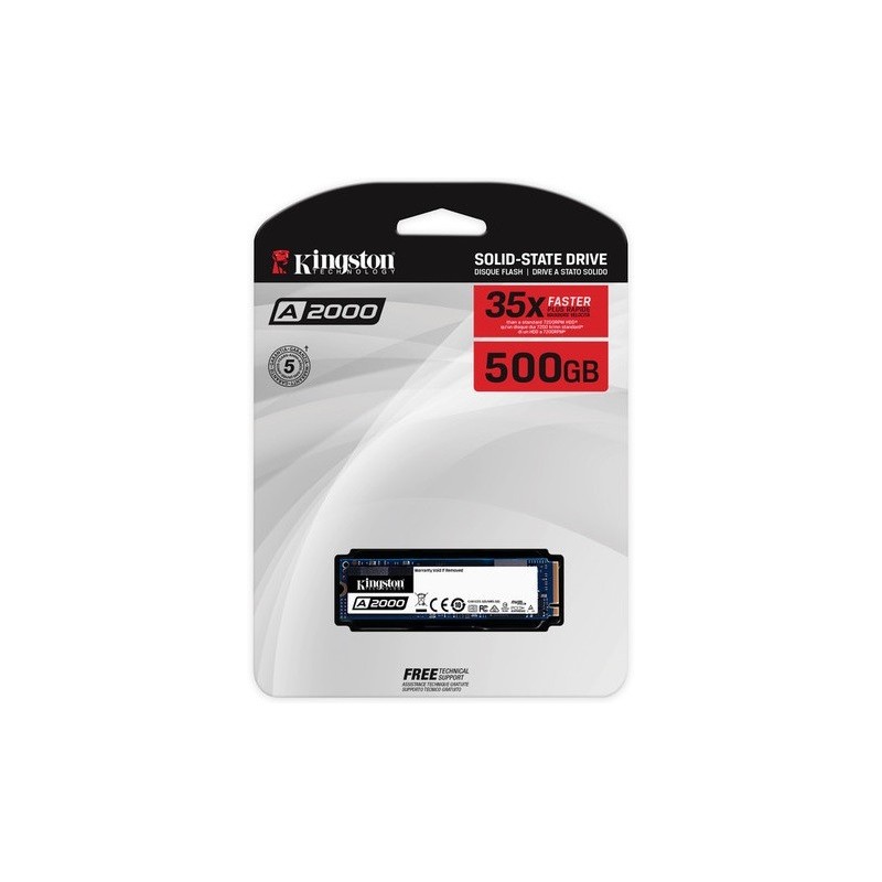 Disco estado solido Kingston A2000 NVMe PCIe SSD